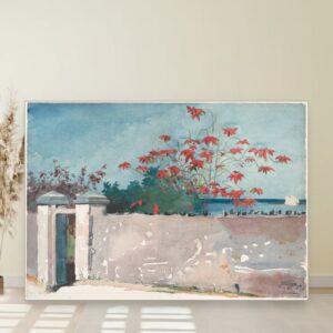 Zid u Nasau, Winslow Homer, A Wall Nassau, slika na platnu