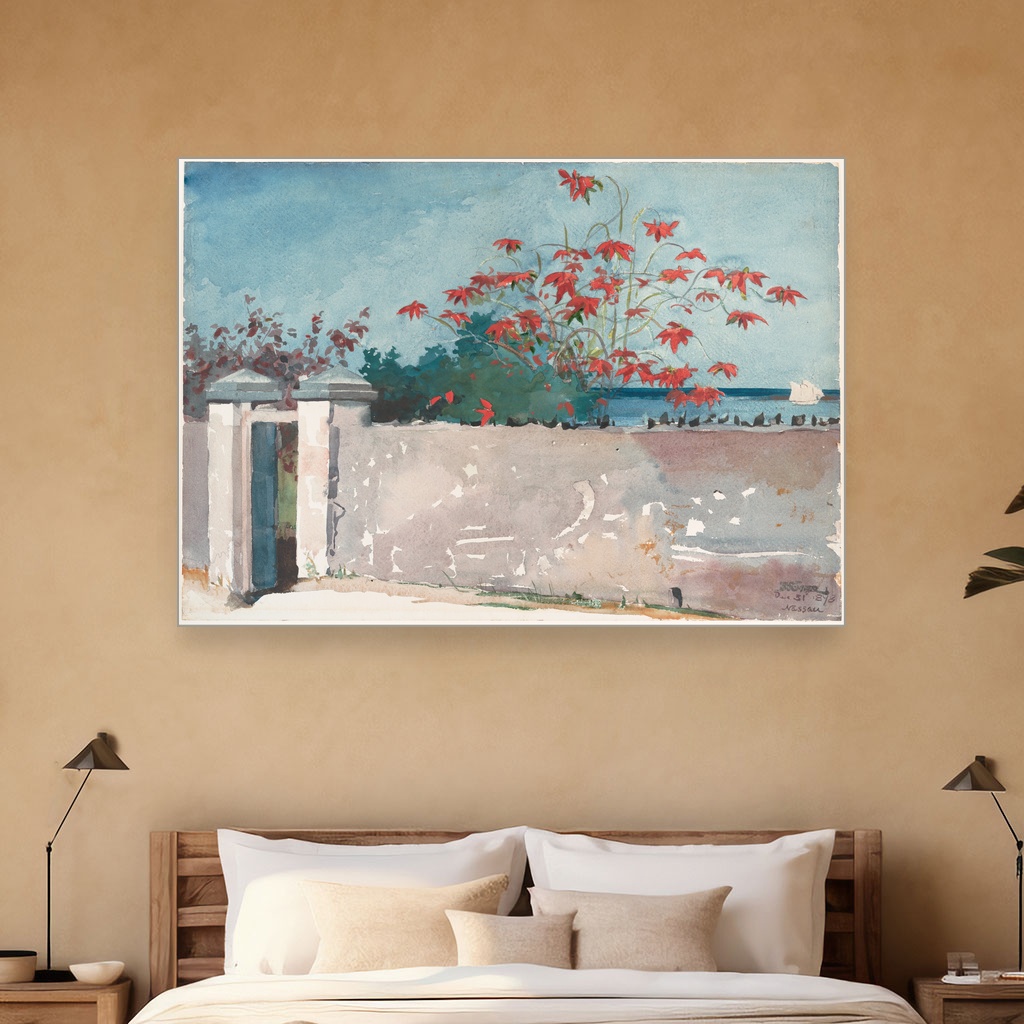 Zid u Nasau, Winslow Homer, A Wall Nassau, slika na platnu 5 Zid u Nasau, Winslow Homer, A Wall Nassau, slika na platnu - Slika 5