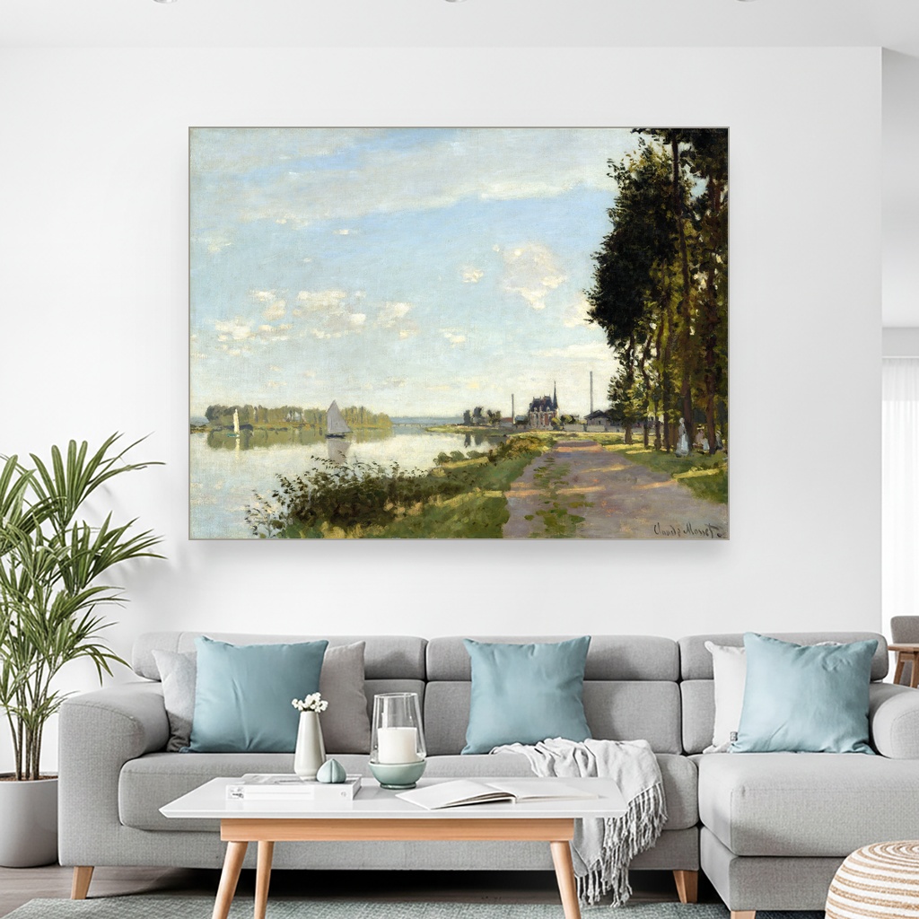 Argenteuil, Klod Mone, Argenteuil, slika na platnu 2 Argenteuil, Klod Mone, Argenteuil, slika na platnu - Slika 2