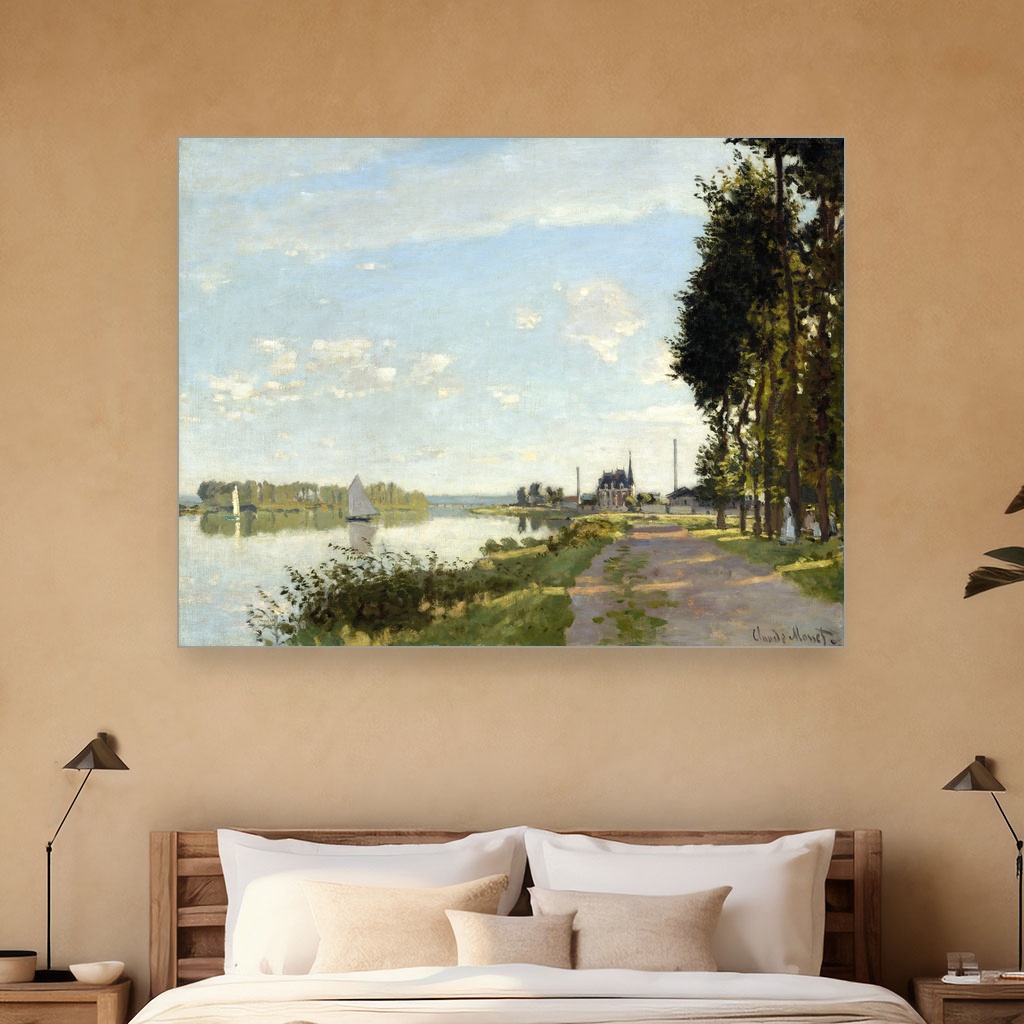 Argenteuil, Klod Mone, Argenteuil, slika na platnu 5 Argenteuil, Klod Mone, Argenteuil, slika na platnu - Slika 5