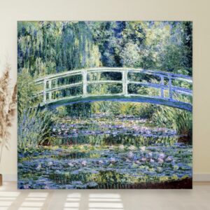 Ljiljani i japanski most, Claude Monet, Water Lilies and Japanese Bridge, slika na platnu