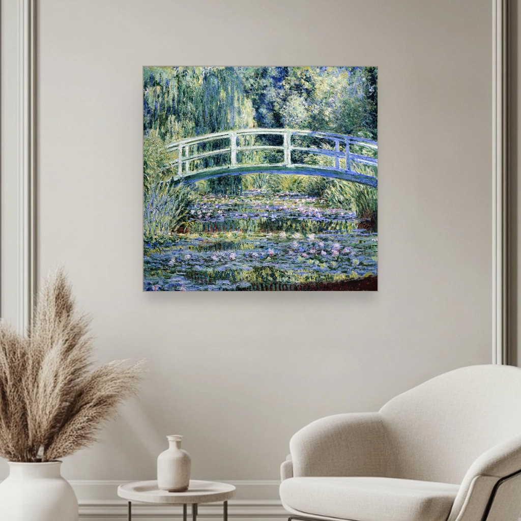 Ljiljani i japanski most, Claude Monet, Water Lilies and Japanese Bridge, slika na platnu 3 Ljiljani i japanski most, Claude Monet, Water Lilies and Japanese Bridge, slika na platnu - Slika 3