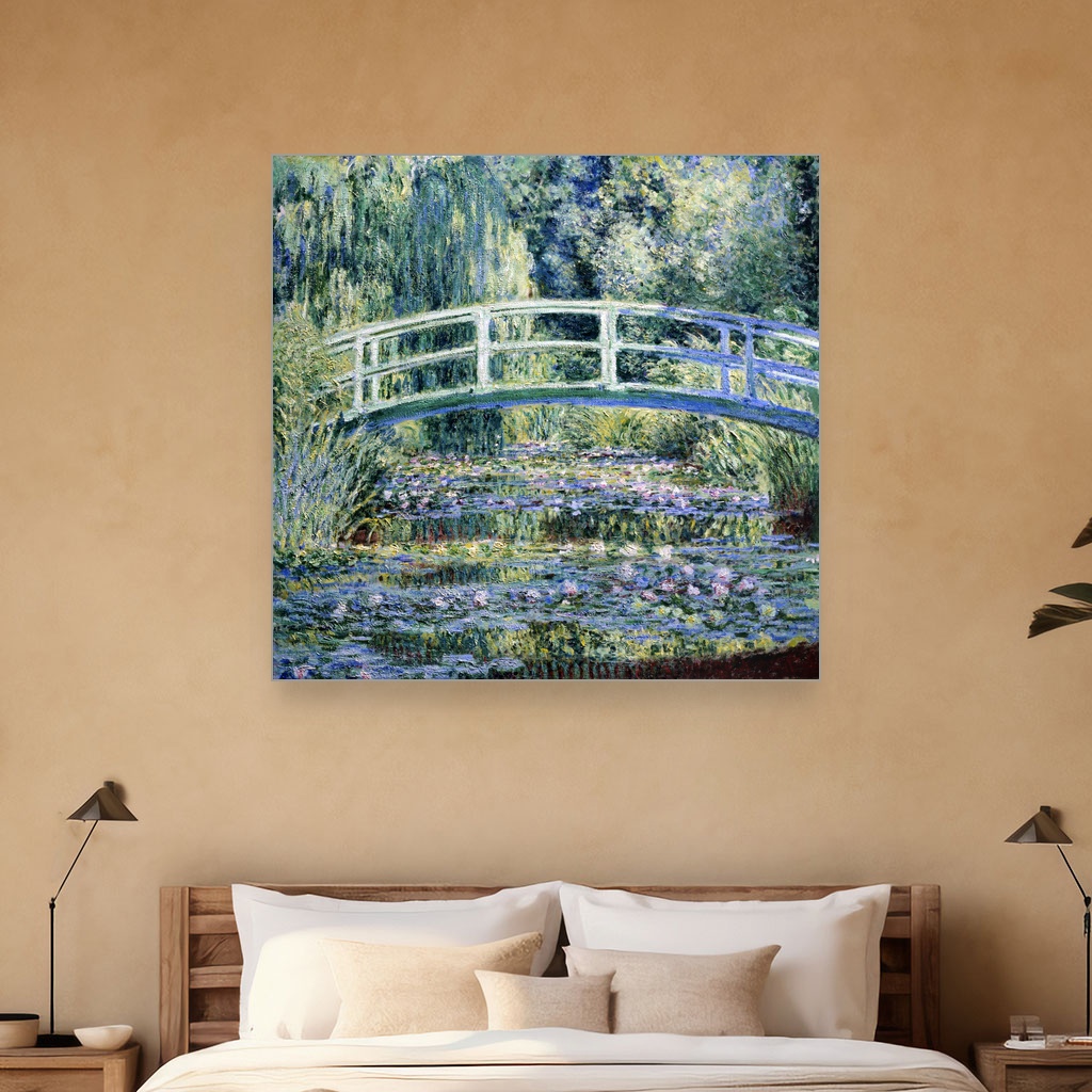 Ljiljani i japanski most, Claude Monet, Water Lilies and Japanese Bridge, slika na platnu 5 Ljiljani i japanski most, Claude Monet, Water Lilies and Japanese Bridge, slika na platnu - Slika 5
