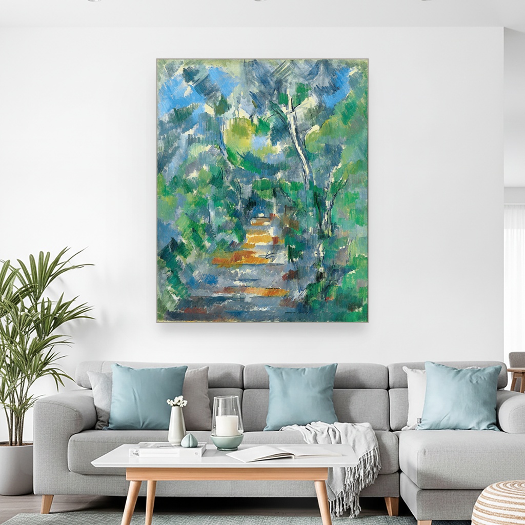 Šumski pejzaž Put od Mas Žoli do Šato Noar, Paul Cézanne, Forest Scene Path from Mas Jolie to Château noir, slika na platnu 2 Šumski pejzaž Put od Mas Žoli do Šato Noar, Paul Cézanne, Forest Scene Path from Mas Jolie to Château noir, slika na platnu - Slika 2