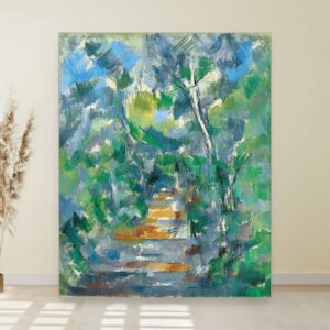 Šumski pejzaž Put od Mas Žoli do Šato Noar, Paul Cézanne, Forest Scene Path from Mas Jolie to Château noir, slika na platnu