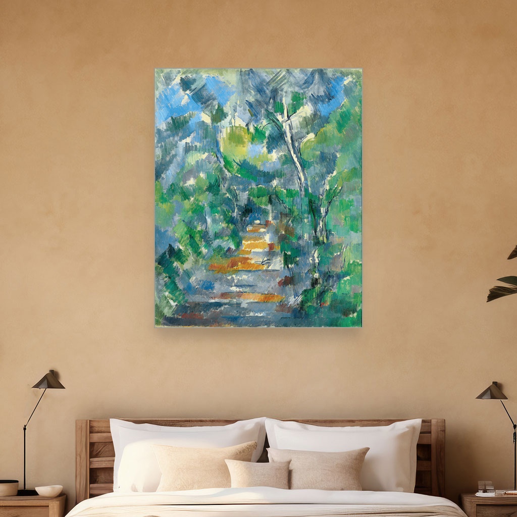 Šumski pejzaž Put od Mas Žoli do Šato Noar, Paul Cézanne, Forest Scene Path from Mas Jolie to Château noir, slika na platnu 5 Šumski pejzaž Put od Mas Žoli do Šato Noar, Paul Cézanne, Forest Scene Path from Mas Jolie to Château noir, slika na platnu - Slika 5