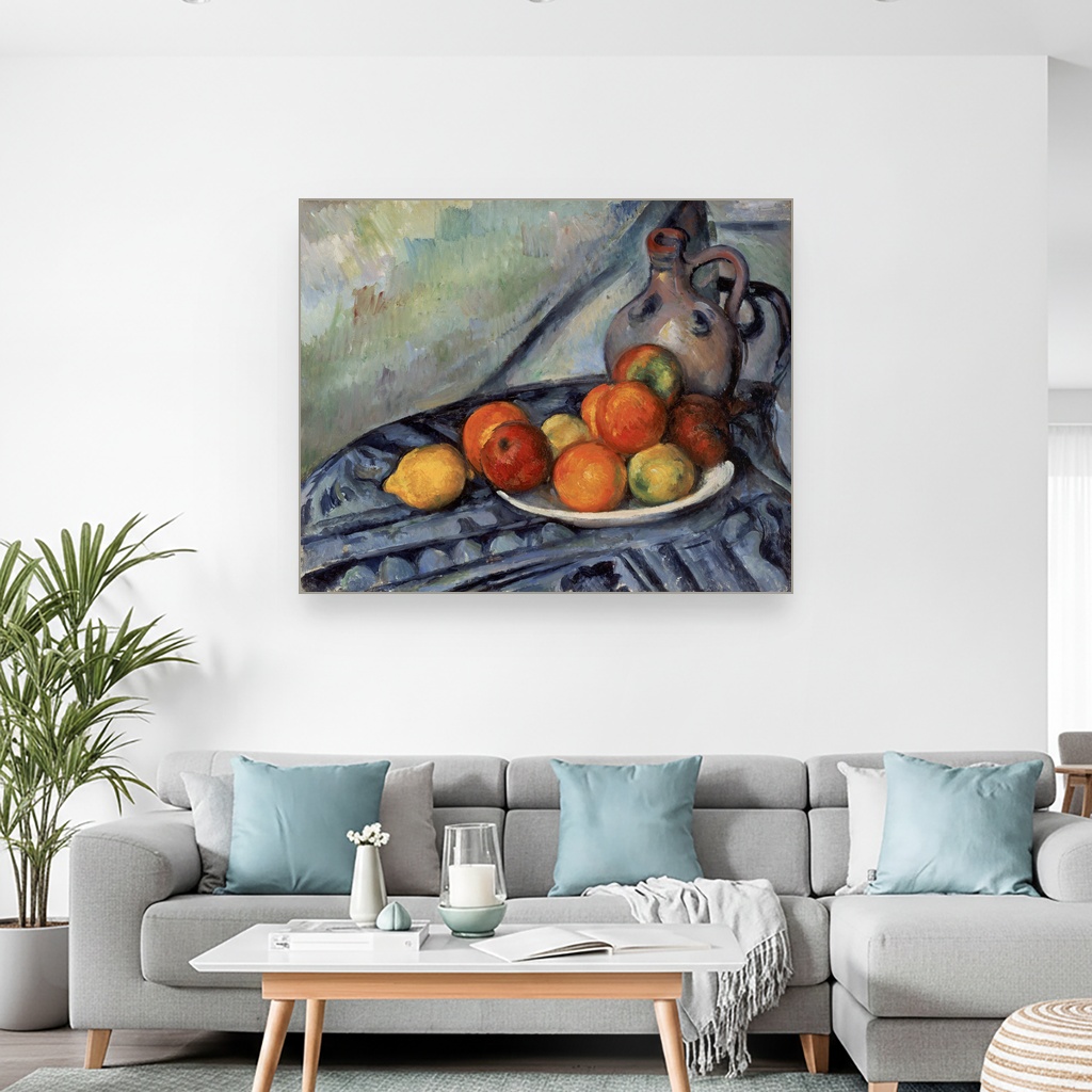 Voće i bokal na stolu, Paul Cézanne, Fruit and a Jug on a Table, slika na platnu 2 Voće i bokal na stolu, Paul Cézanne, Fruit and a Jug on a Table, slika na platnu - Slika 2