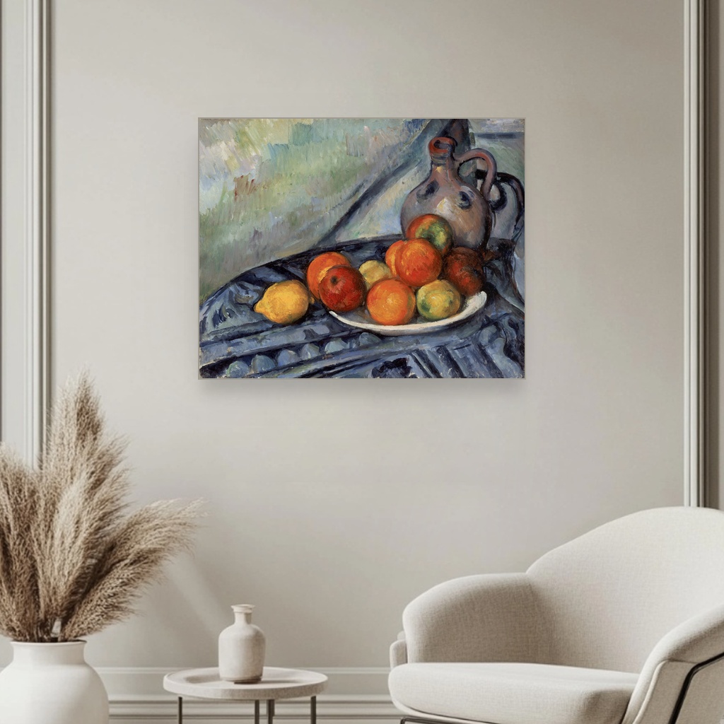 Voće i bokal na stolu, Paul Cézanne, Fruit and a Jug on a Table, slika na platnu 3 Voće i bokal na stolu, Paul Cézanne, Fruit and a Jug on a Table, slika na platnu - Slika 3