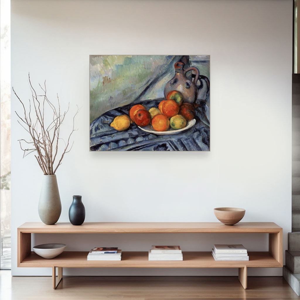 Voće i bokal na stolu, Paul Cézanne, Fruit and a Jug on a Table, slika na platnu 4 Voće i bokal na stolu, Paul Cézanne, Fruit and a Jug on a Table, slika na platnu - Slika 4