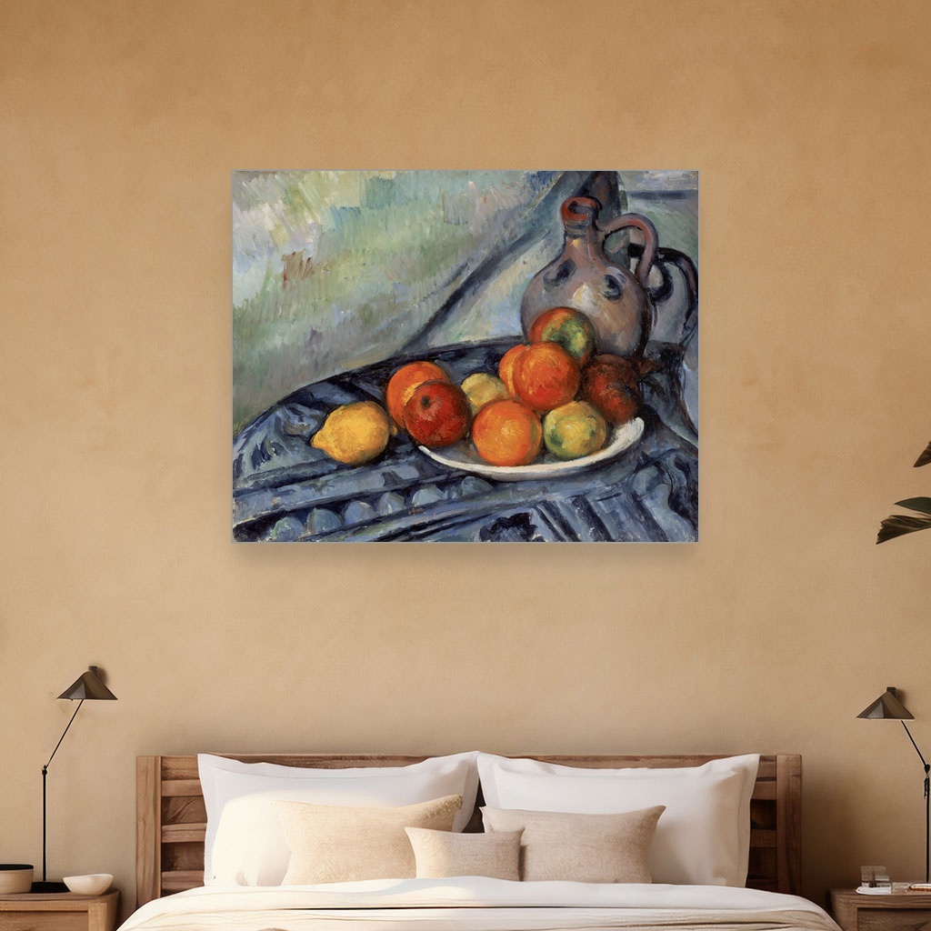 Voće i bokal na stolu, Paul Cézanne, Fruit and a Jug on a Table, slika na platnu 5 Voće i bokal na stolu, Paul Cézanne, Fruit and a Jug on a Table, slika na platnu - Slika 5