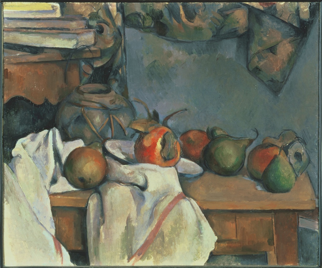 Šolja đumbira sa šipkom i kruškama, Paul Cézanne, Ginger Pot with Pomegranate and Pears, slika na platnu 8 Šolja đumbira sa šipkom i kruškama, Paul Cézanne, Ginger Pot with Pomegranate and Pears, slika na platnu - Slika 8