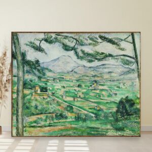 Planina Sent Vitua, Paul Cézanne, Mont Sainte-Victoire, slika na platnu