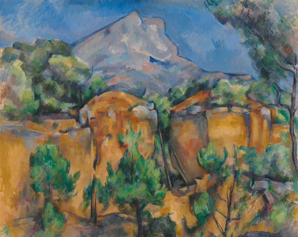 Pogled na Mont Sainte-Victoire sa kamenoloma Bibémus, Paul Cézanne, Mont Sainte-Victoire Seen from the Bibémus Quarry, slika na platnu 8 Pogled na Mont Sainte-Victoire sa kamenoloma Bibémus, Paul Cézanne, Mont Sainte-Victoire Seen from the Bibémus Quarry, slika na platnu - Slika 8