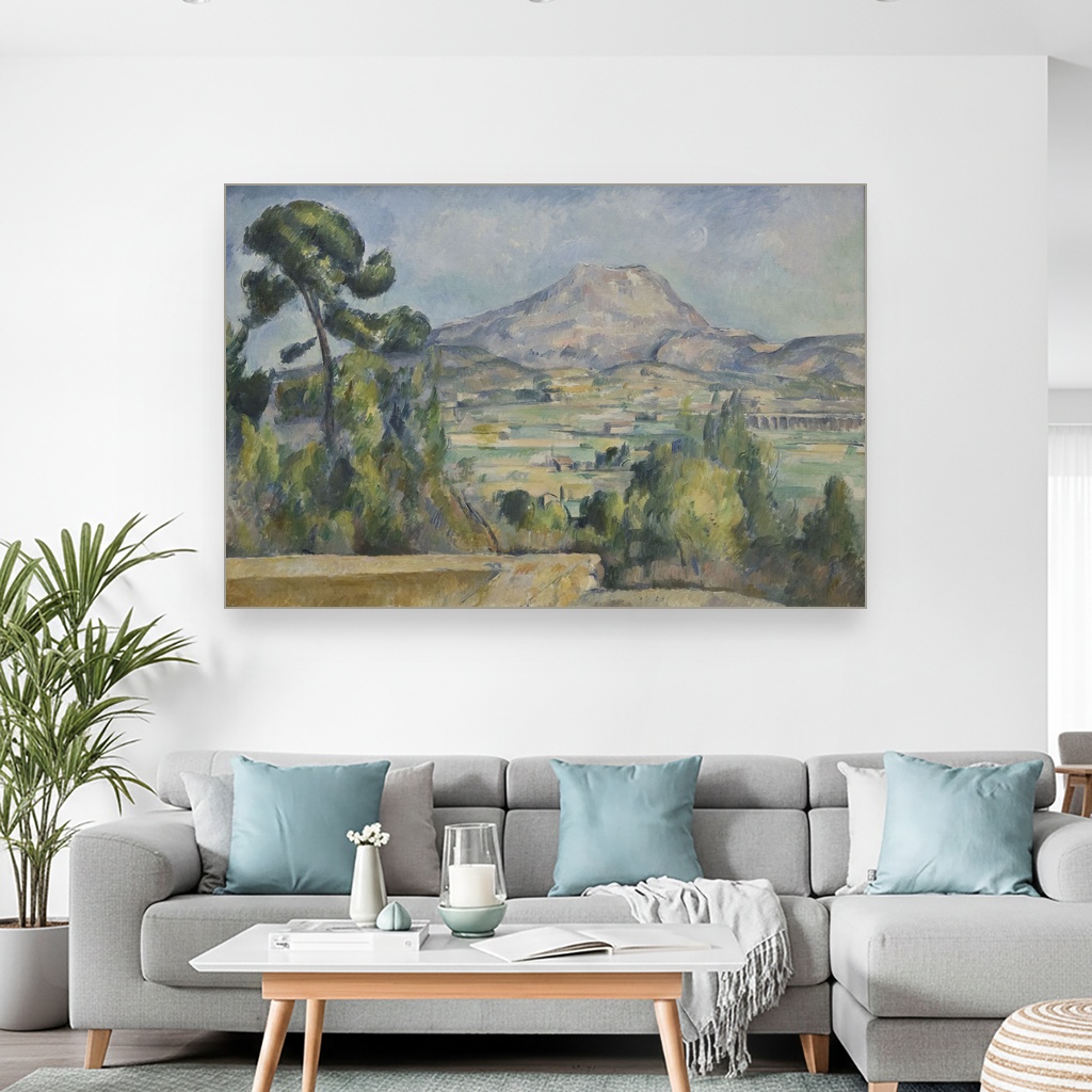 Planina Sent Viktuar, Paul Cézanne, Montagne Saint-victoire, slika na platnu 2 Planina Sent Viktuar, Paul Cézanne, Montagne Saint-victoire, slika na platnu - Slika 2