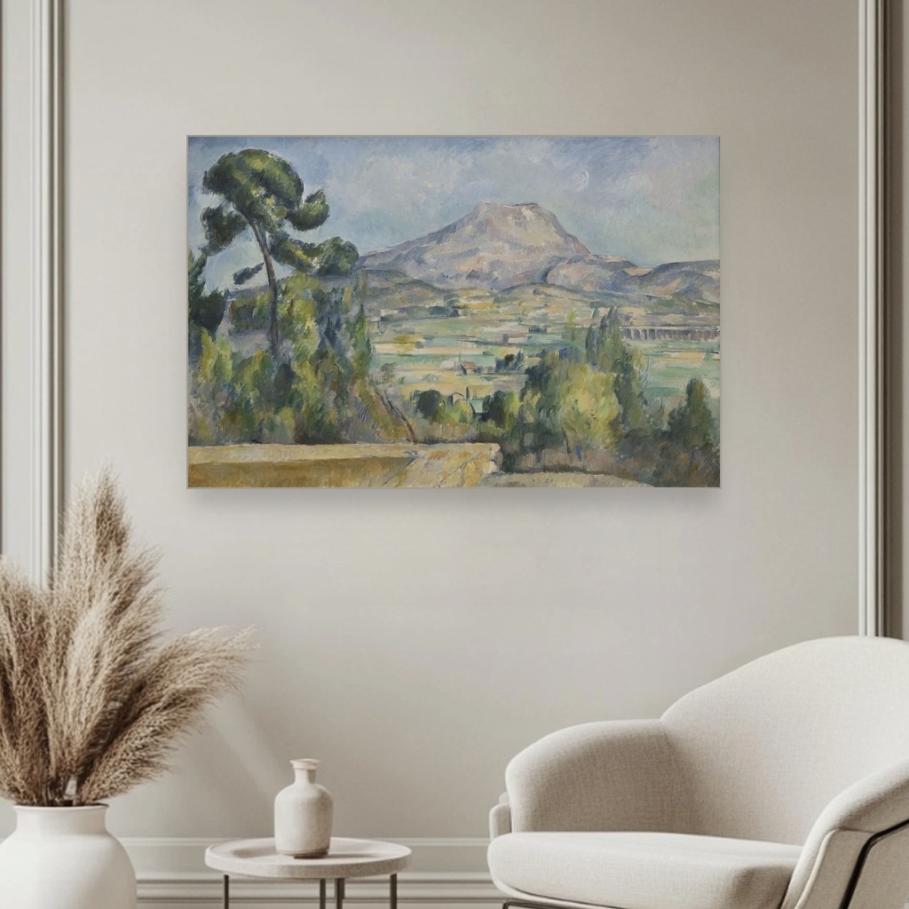 Planina Sent Viktuar, Paul Cézanne, Montagne Saint-victoire, slika na platnu 3 Planina Sent Viktuar, Paul Cézanne, Montagne Saint-victoire, slika na platnu - Slika 3