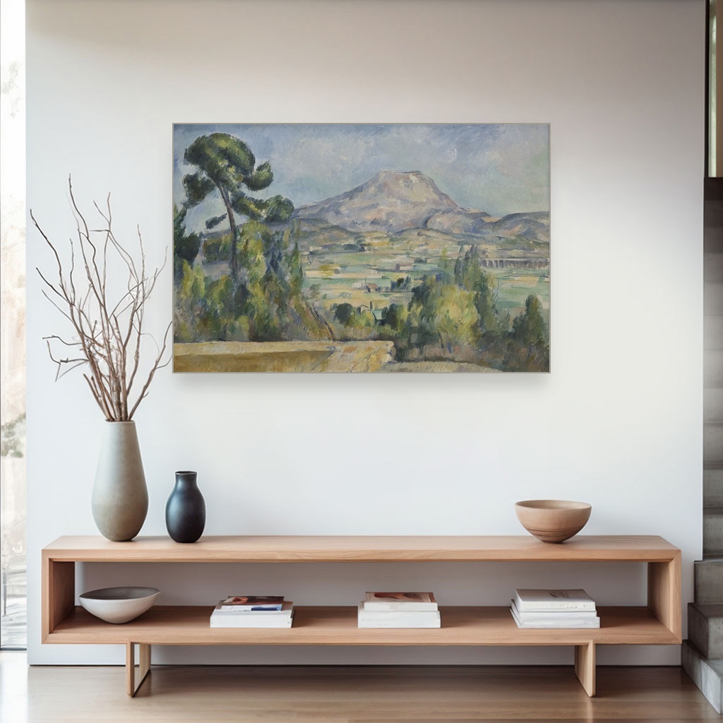 Planina Sent Viktuar, Paul Cézanne, Montagne Saint-victoire, slika na platnu 4 Planina Sent Viktuar, Paul Cézanne, Montagne Saint-victoire, slika na platnu - Slika 4