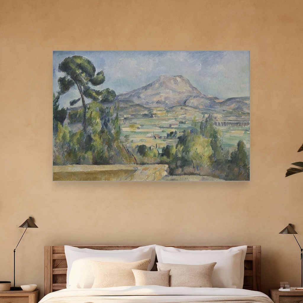 Planina Sent Viktuar, Paul Cézanne, Montagne Saint-victoire, slika na platnu 5 Planina Sent Viktuar, Paul Cézanne, Montagne Saint-victoire, slika na platnu - Slika 5