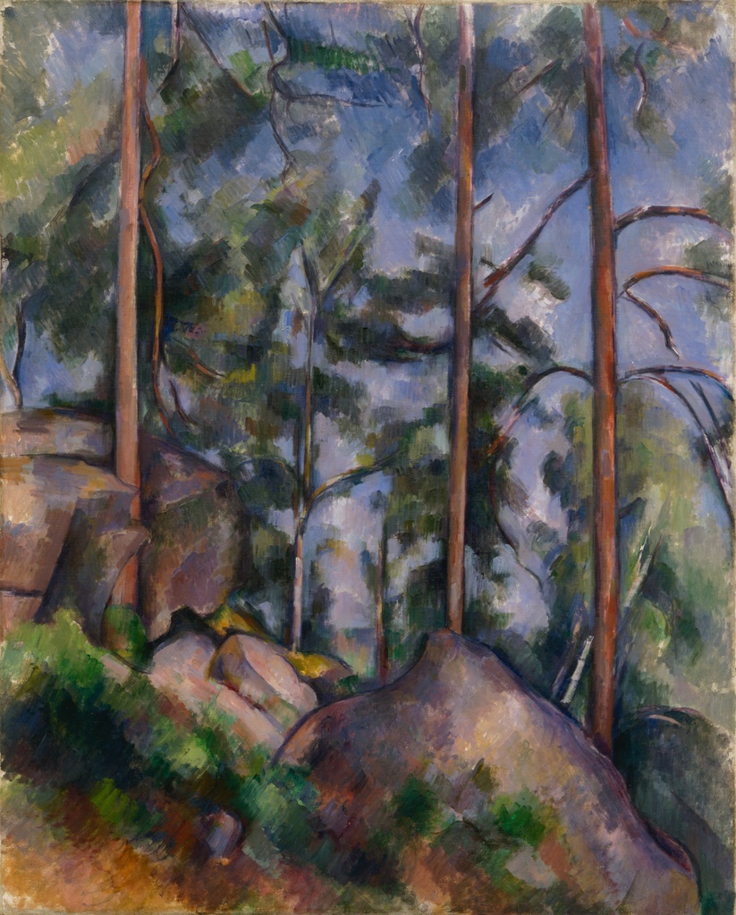 Borovi i stene Fontainebleau, Paul Cézanne, Pines and Rocks Fontainebleau, slika na platnu 8 Borovi i stene Fontainebleau, Paul Cézanne, Pines and Rocks Fontainebleau, slika na platnu - Slika 8