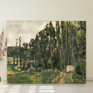 Topole, Paul Cézanne, Poplars, slika na platnu
