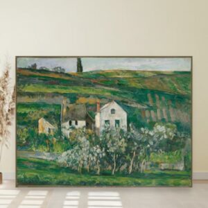 Male kuće u Pontoazu, Paul Cézanne, Small Houses in Pontoise, slika na platnu