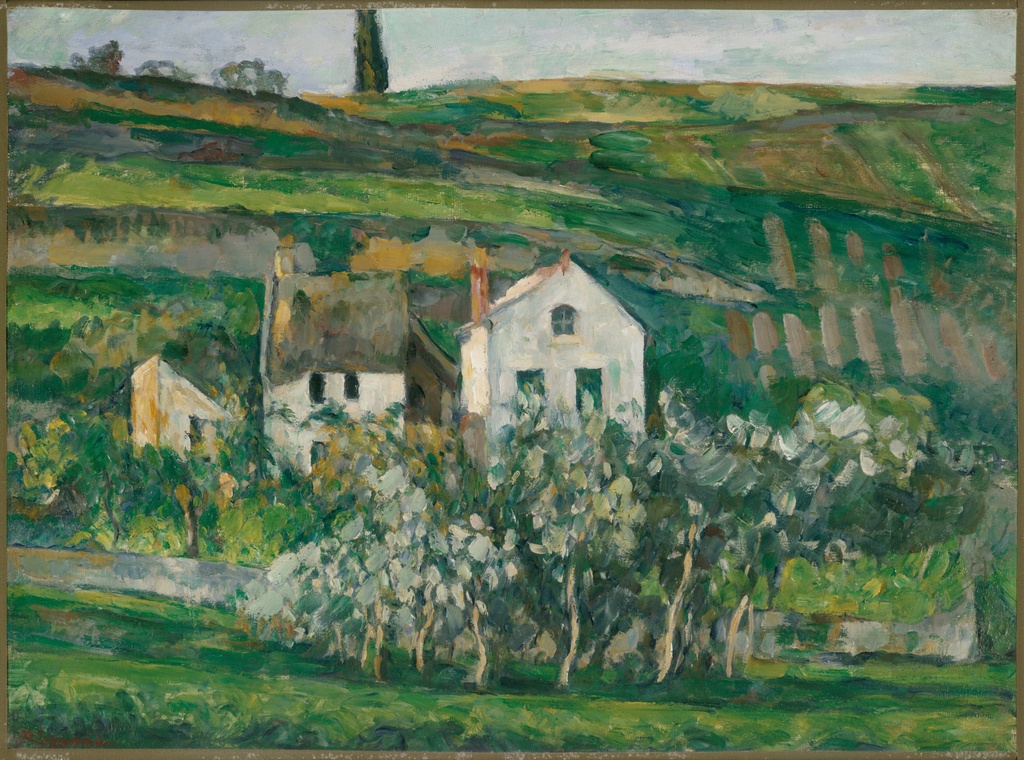 Male kuće u Pontoazu, Paul Cézanne, Small Houses in Pontoise, slika na platnu 8 Male kuće u Pontoazu, Paul Cézanne, Small Houses in Pontoise, slika na platnu - Slika 8