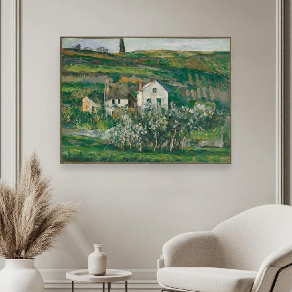 Male kuće u Pontoazu, Paul Cézanne, Small Houses in Pontoise, slika na platnu 3 Male kuće u Pontoazu, Paul Cézanne, Small Houses in Pontoise, slika na platnu - Slika 3