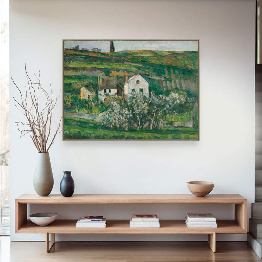 Male kuće u Pontoazu, Paul Cézanne, Small Houses in Pontoise, slika na platnu 4 Male kuće u Pontoazu, Paul Cézanne, Small Houses in Pontoise, slika na platnu - Slika 4