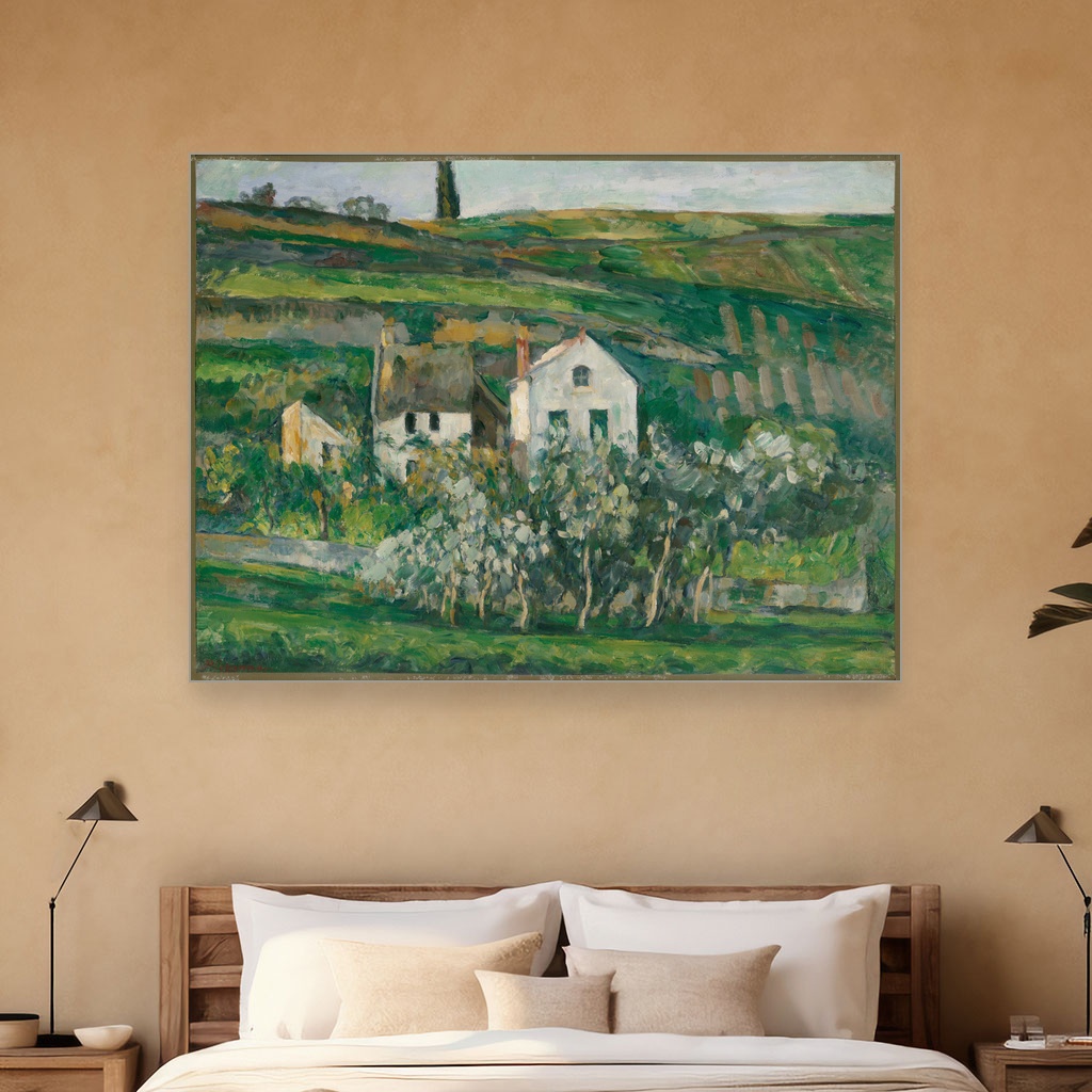 Male kuće u Pontoazu, Paul Cézanne, Small Houses in Pontoise, slika na platnu 5 Male kuće u Pontoazu, Paul Cézanne, Small Houses in Pontoise, slika na platnu - Slika 5