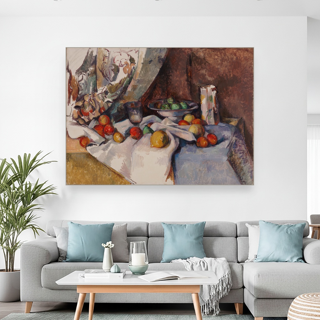 Mrtva priroda sa jabukama, Paul Cézanne, Still Life with Apples, slika na platnu 2 Mrtva priroda sa jabukama, Paul Cézanne, Still Life with Apples, slika na platnu - Slika 2