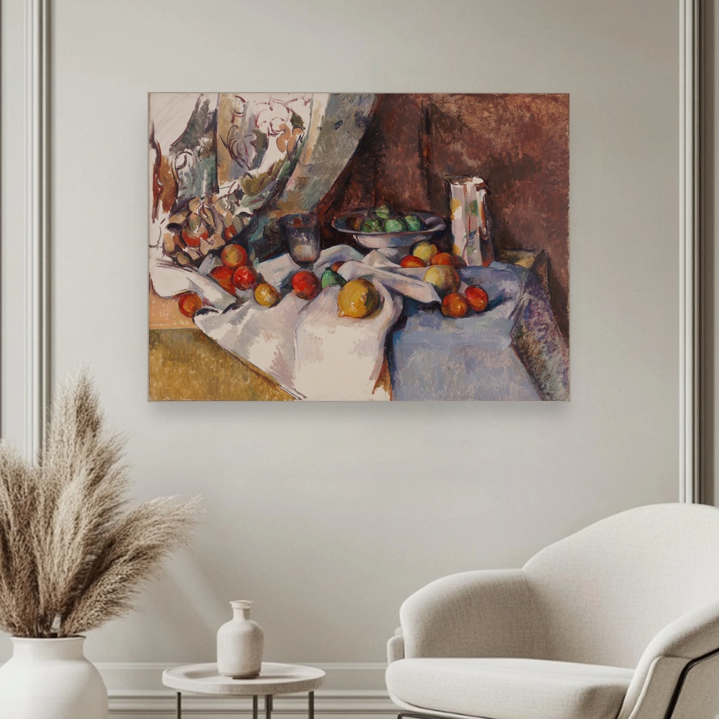 Mrtva priroda sa jabukama, Paul Cézanne, Still Life with Apples, slika na platnu 3 Mrtva priroda sa jabukama, Paul Cézanne, Still Life with Apples, slika na platnu - Slika 3