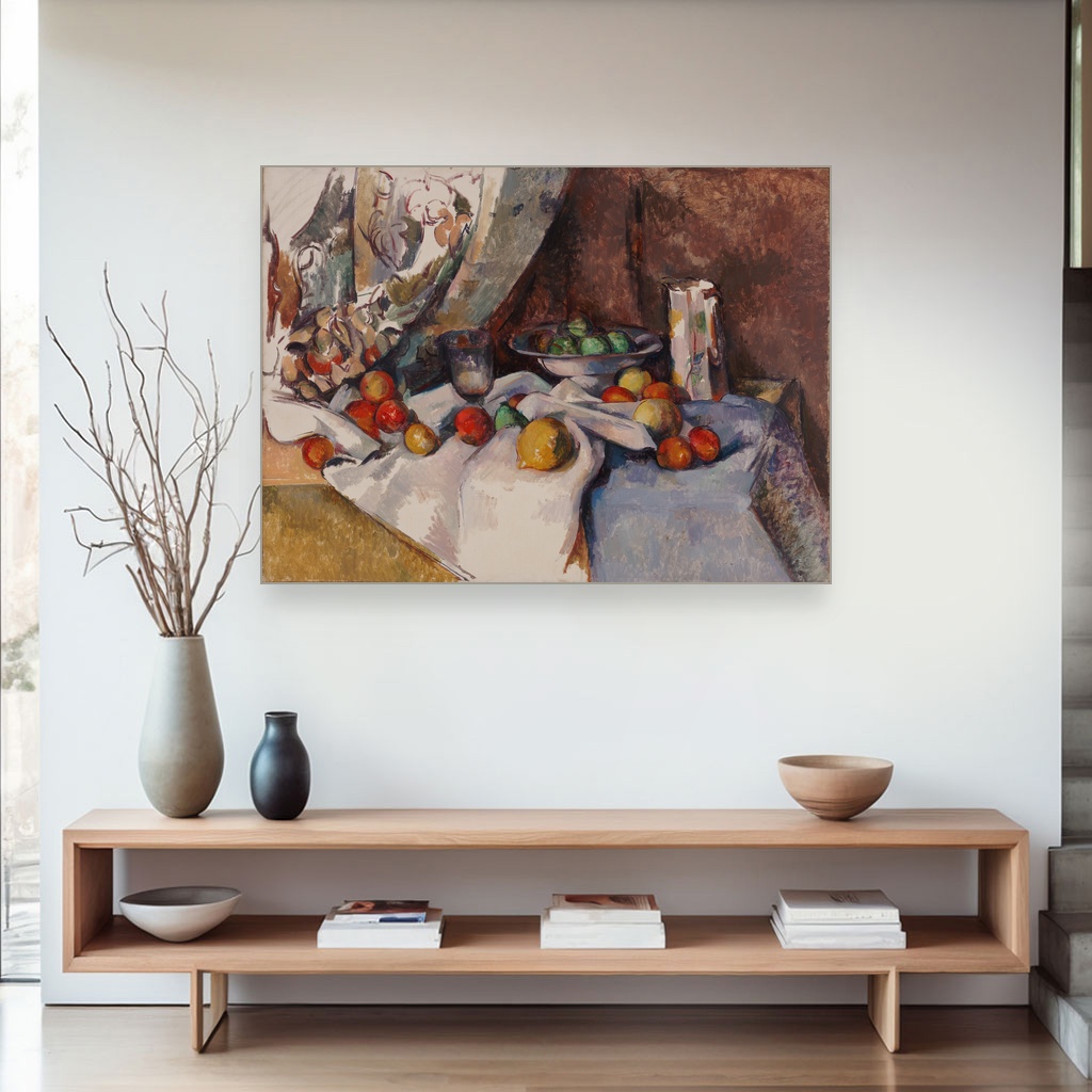 Mrtva priroda sa jabukama, Paul Cézanne, Still Life with Apples, slika na platnu 4 Mrtva priroda sa jabukama, Paul Cézanne, Still Life with Apples, slika na platnu - Slika 4