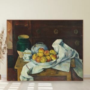 Mrtva priroda sa komodom, Paul Cézanne, Still Life with Commode, slika na platnu