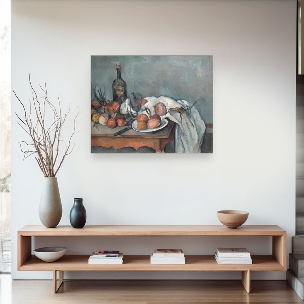 Mrtva priroda sa lukom, Paul Cézanne, Still Life with Onions, slika na platnu 4 Mrtva priroda sa lukom, Paul Cézanne, Still Life with Onions, slika na platnu - Slika 4