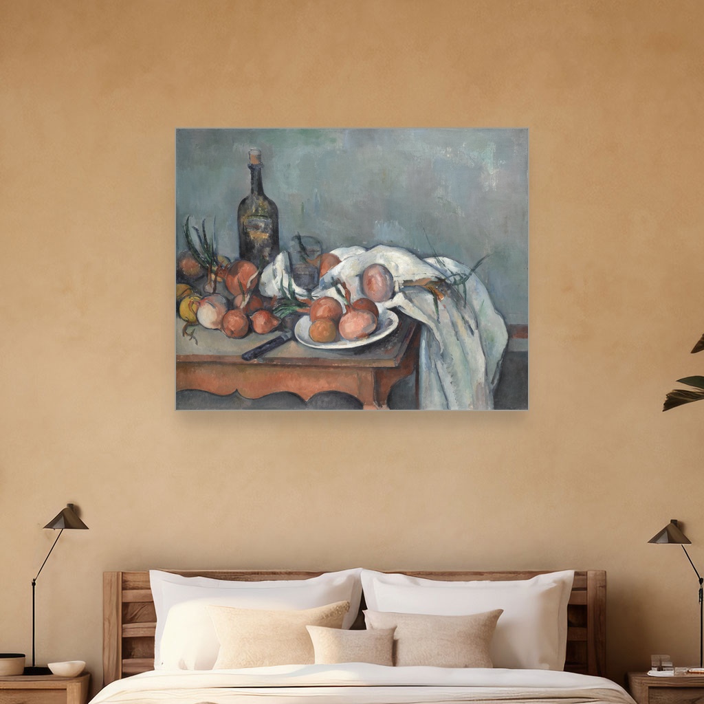 Mrtva priroda sa lukom, Paul Cézanne, Still Life with Onions, slika na platnu 5 Mrtva priroda sa lukom, Paul Cézanne, Still Life with Onions, slika na platnu - Slika 5