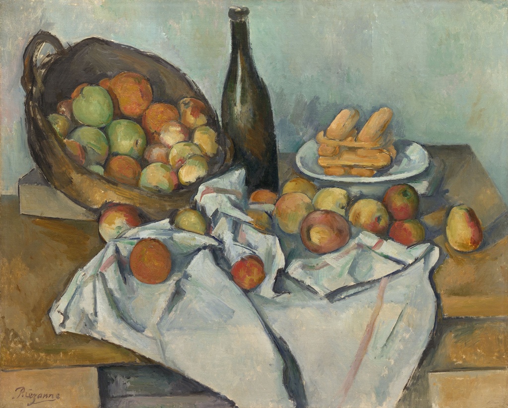 Korpa sa jabukama, Paul Cézanne, The Basket of Apples, slika na platnu 8 Korpa sa jabukama, Paul Cézanne, The Basket of Apples, slika na platnu - Slika 8