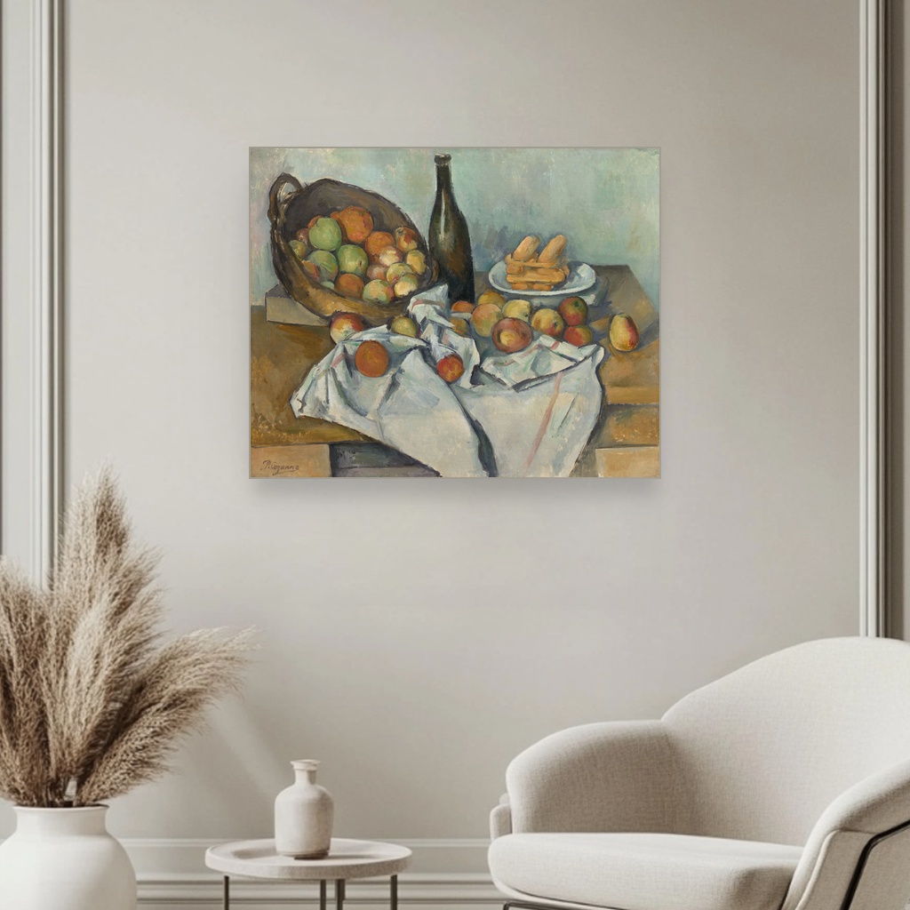 Korpa sa jabukama, Paul Cézanne, The Basket of Apples, slika na platnu 3 Korpa sa jabukama, Paul Cézanne, The Basket of Apples, slika na platnu - Slika 3