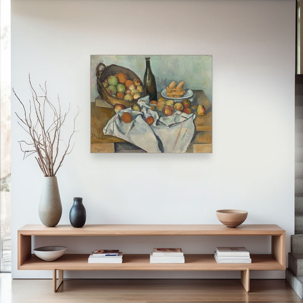 Korpa sa jabukama, Paul Cézanne, The Basket of Apples, slika na platnu 4 Korpa sa jabukama, Paul Cézanne, The Basket of Apples, slika na platnu - Slika 4