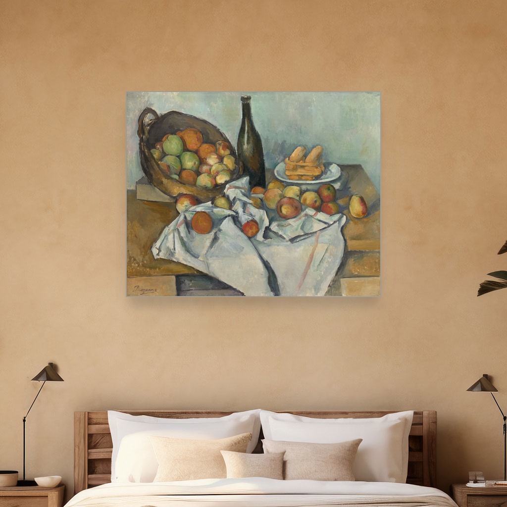 Korpa sa jabukama, Paul Cézanne, The Basket of Apples, slika na platnu 5 Korpa sa jabukama, Paul Cézanne, The Basket of Apples, slika na platnu - Slika 5