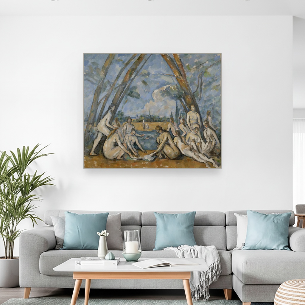 Veliki kupaci, Paul Cézanne, The Large Bathers, slika na platnu 2 Veliki kupaci, Paul Cézanne, The Large Bathers, slika na platnu - Slika 2