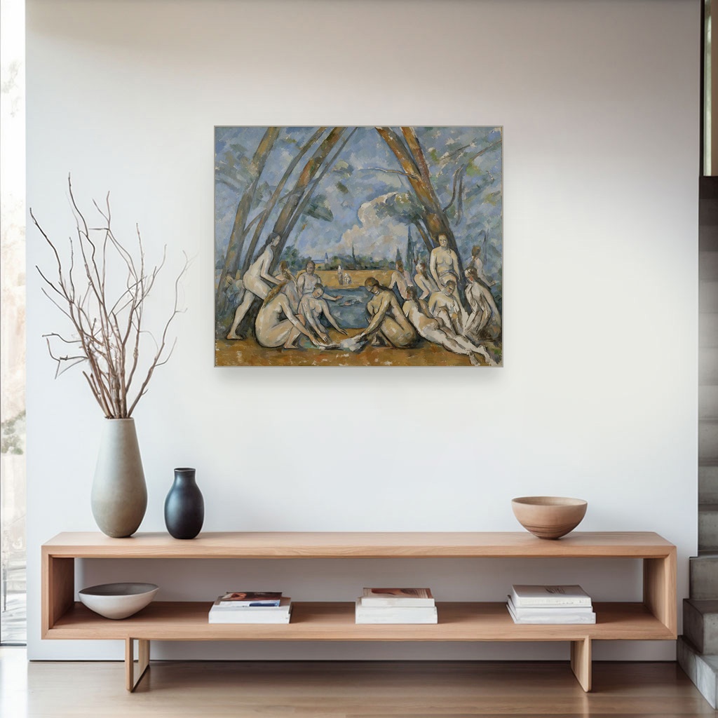 Veliki kupaci, Paul Cézanne, The Large Bathers, slika na platnu 4 Veliki kupaci, Paul Cézanne, The Large Bathers, slika na platnu - Slika 4