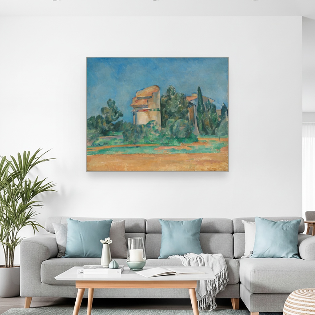 Golubja kula u Bellevueu, Paul Cézanne, The Pigeon Tower at Bellevue, slika na platnu 2 Golubja kula u Bellevueu, Paul Cézanne, The Pigeon Tower at Bellevue, slika na platnu - Slika 2