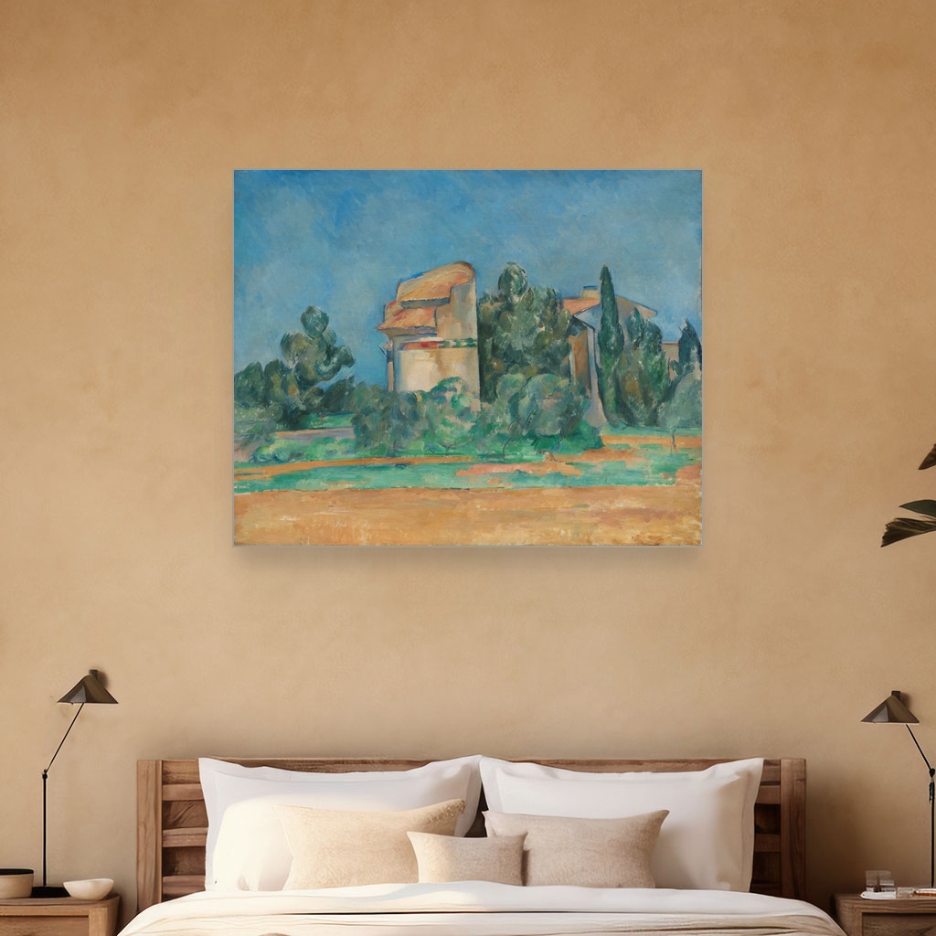 Golubja kula u Bellevueu, Paul Cézanne, The Pigeon Tower at Bellevue, slika na platnu 5 Golubja kula u Bellevueu, Paul Cézanne, The Pigeon Tower at Bellevue, slika na platnu - Slika 5