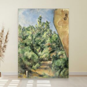 Crvena stena, Paul Cézanne, The Red Rock, slika na platnu