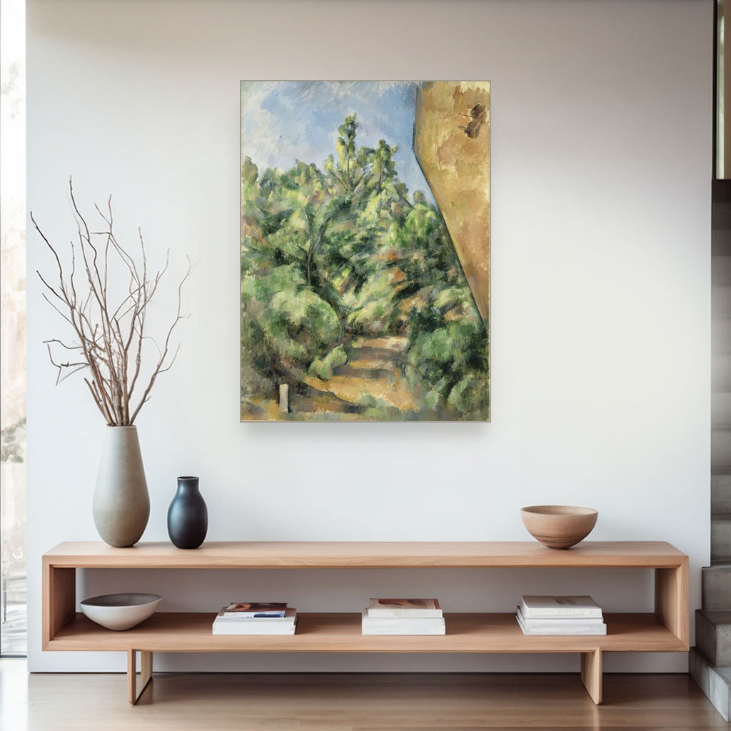 Crvena stena, Paul Cézanne, The Red Rock, slika na platnu 4 Crvena stena, Paul Cézanne, The Red Rock, slika na platnu - Slika 4