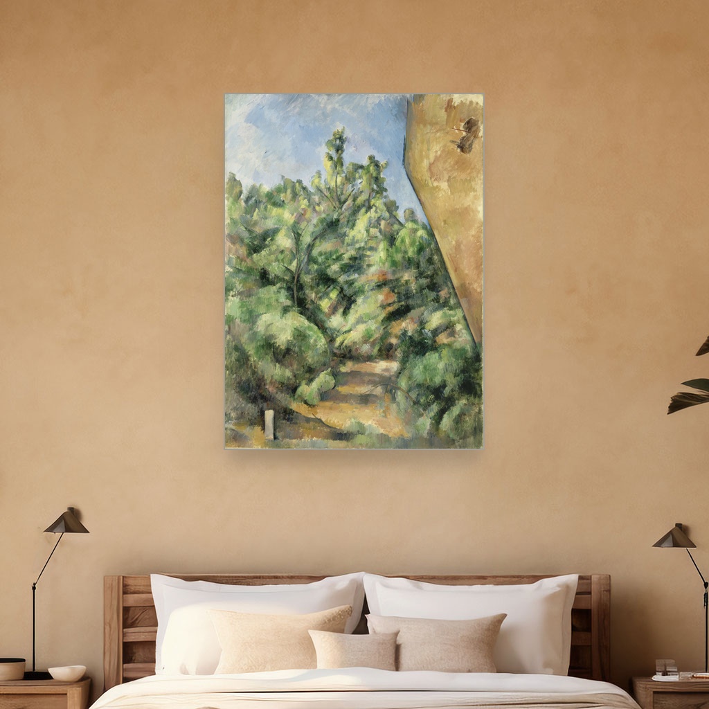 Crvena stena, Paul Cézanne, The Red Rock, slika na platnu 5 Crvena stena, Paul Cézanne, The Red Rock, slika na platnu - Slika 5