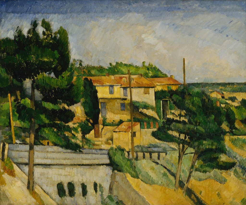 Most na putu u L'Estaqueu, Paul Cézanne, The Road Bridge at L'Estaque, slika na platnu 8 Most na putu u L'Estaqueu, Paul Cézanne, The Road Bridge at L'Estaque, slika na platnu - Slika 8