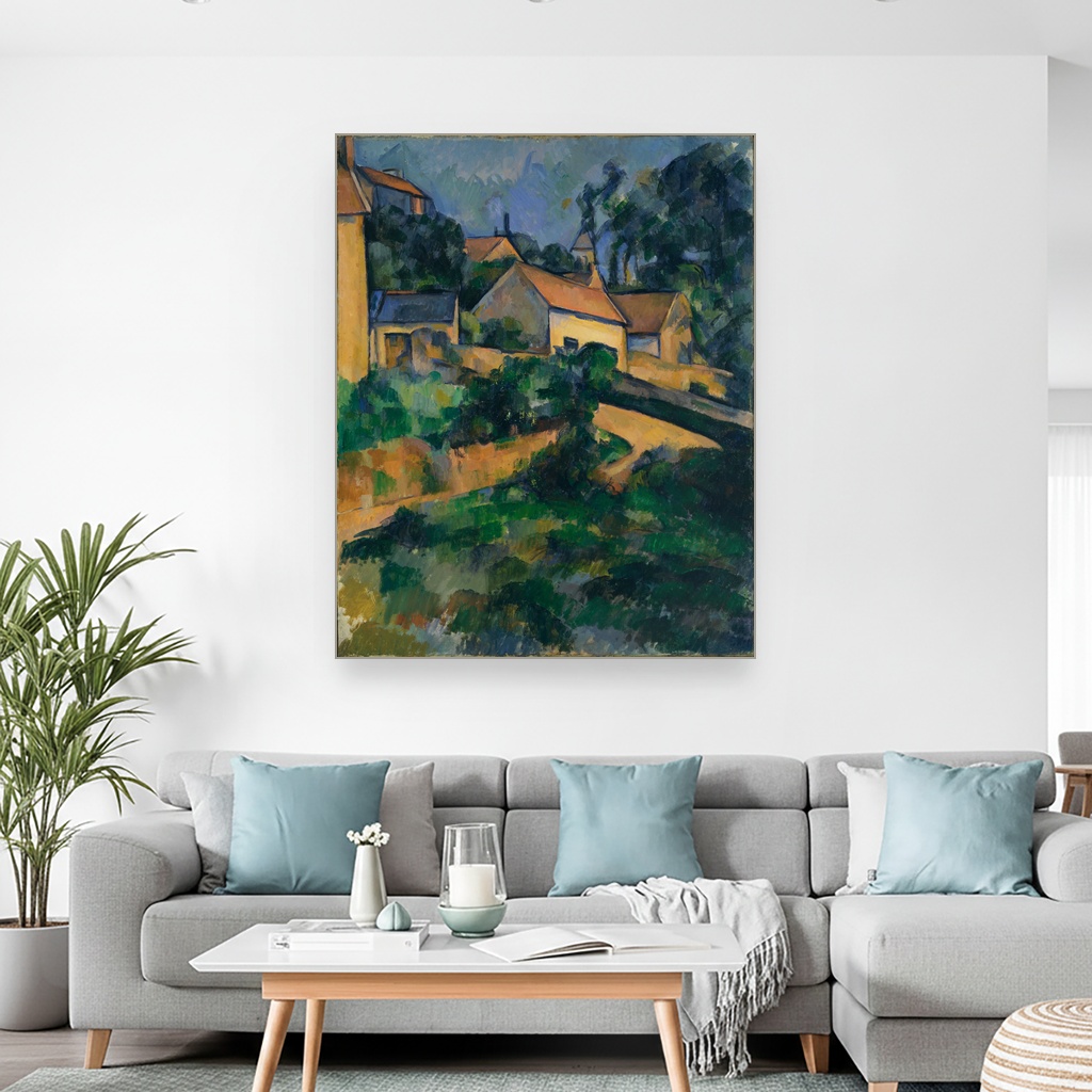 Zavojita cesta kod Montgeroula, Paul Cézanne, Turning Road at Montgeroult, slika na platnu 2 Zavojita cesta kod Montgeroula, Paul Cézanne, Turning Road at Montgeroult, slika na platnu - Slika 2