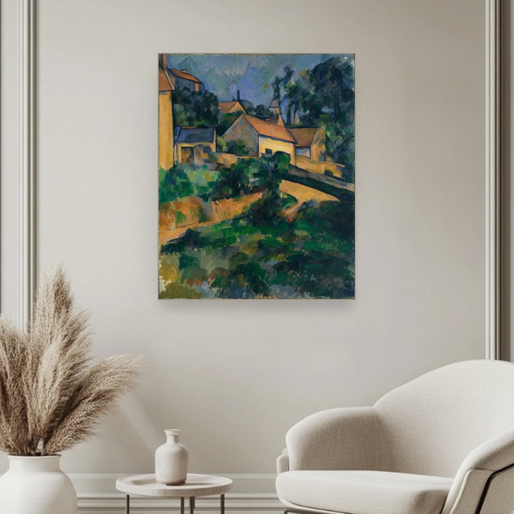 Zavojita cesta kod Montgeroula, Paul Cézanne, Turning Road at Montgeroult, slika na platnu 3 Zavojita cesta kod Montgeroula, Paul Cézanne, Turning Road at Montgeroult, slika na platnu - Slika 3