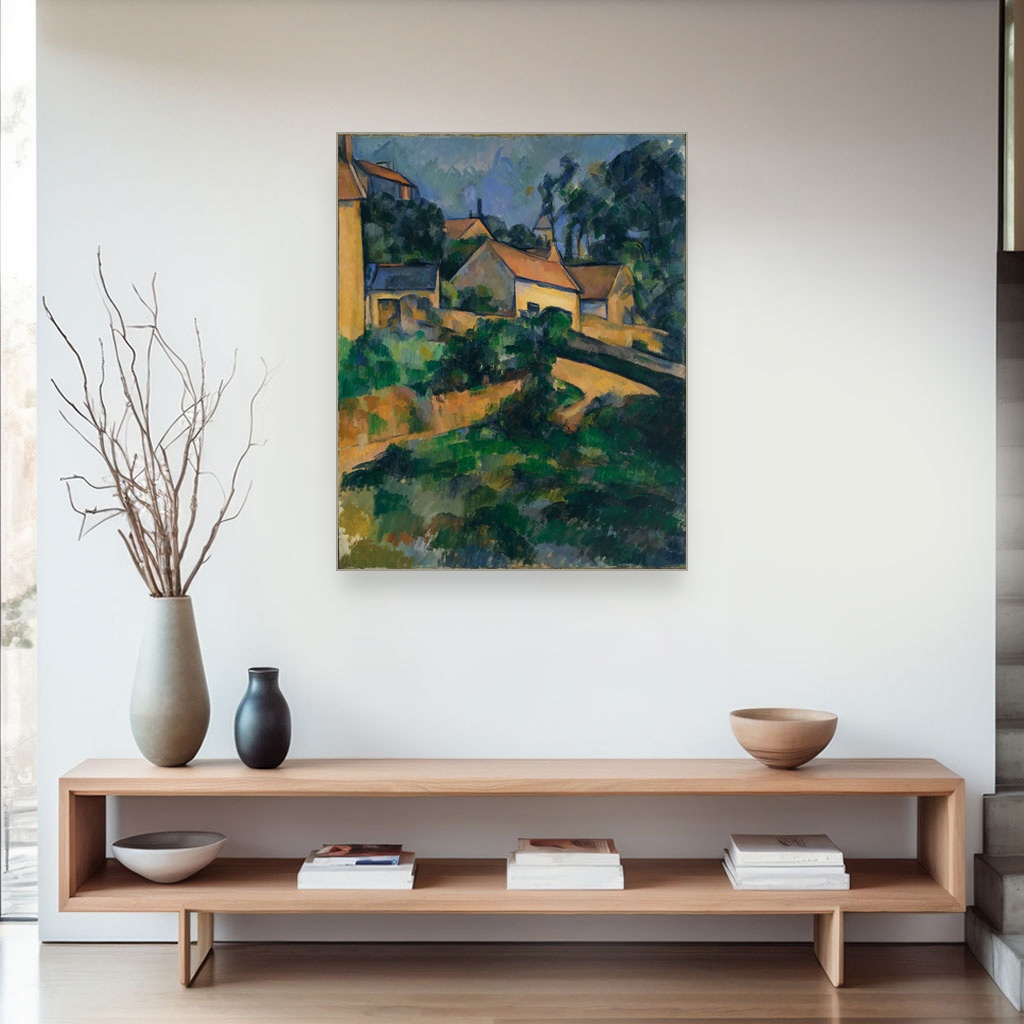 Zavojita cesta kod Montgeroula, Paul Cézanne, Turning Road at Montgeroult, slika na platnu 4 Zavojita cesta kod Montgeroula, Paul Cézanne, Turning Road at Montgeroult, slika na platnu - Slika 4