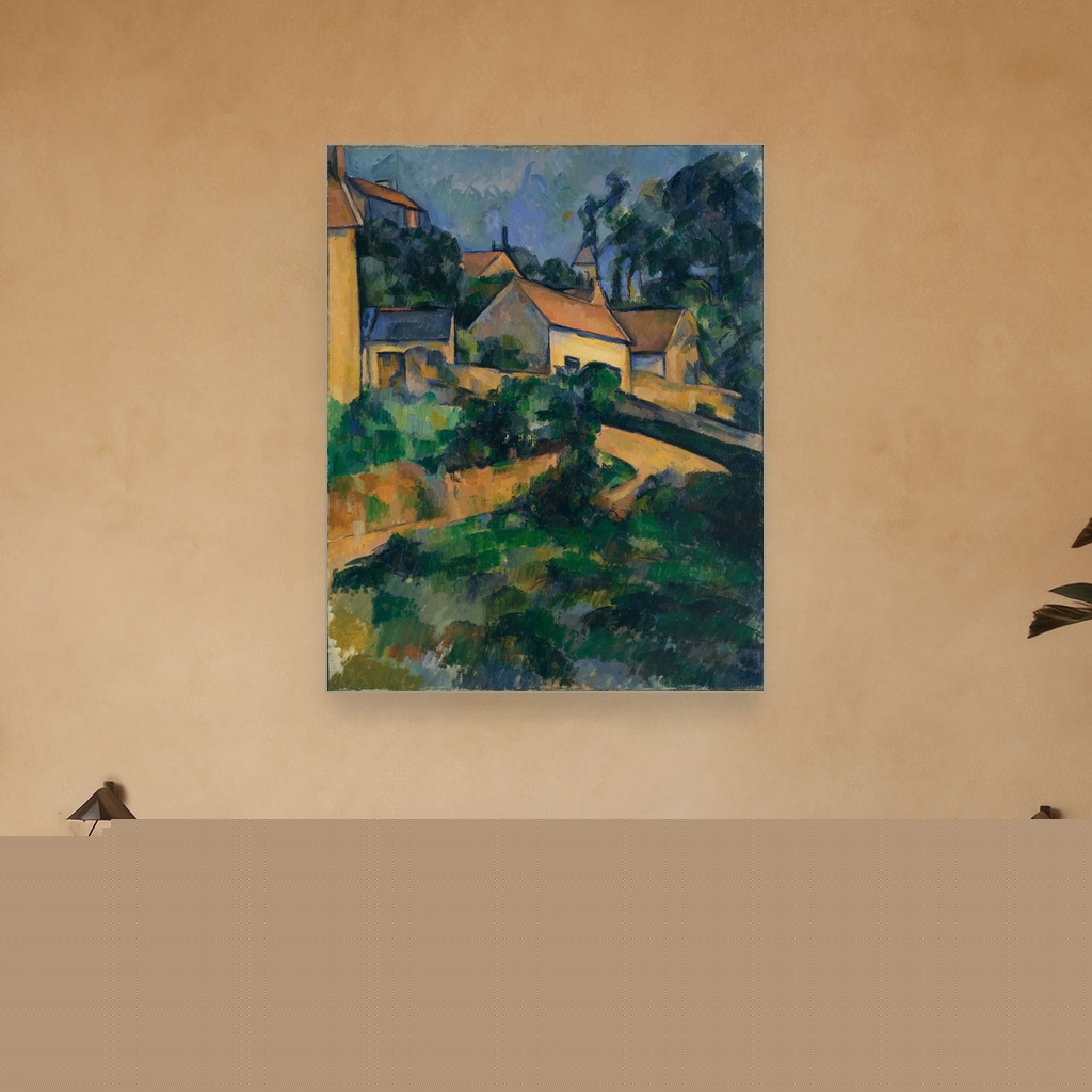 Zavojita cesta kod Montgeroula, Paul Cézanne, Turning Road at Montgeroult, slika na platnu 5 Zavojita cesta kod Montgeroula, Paul Cézanne, Turning Road at Montgeroult, slika na platnu - Slika 5